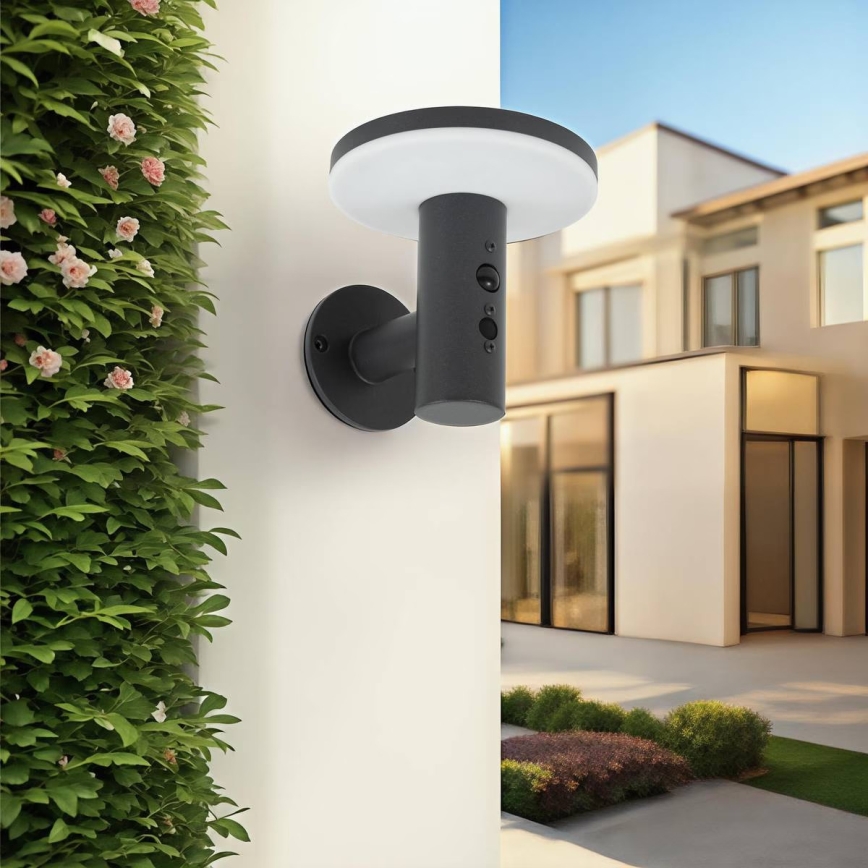 Hesperide - LED zonne-wandlamp met bewegingssensor DETEKT LED/3,7V 2600 mAh IP65
