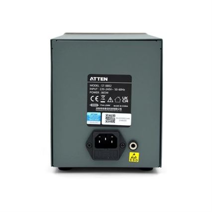 Hetelucht- en soldeerstation met LCD-display 800W/230V