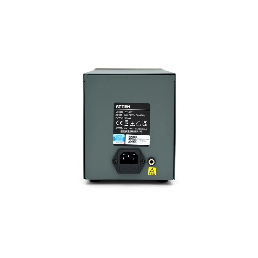 Hetelucht- en soldeerstation met LCD-display 800W/230V