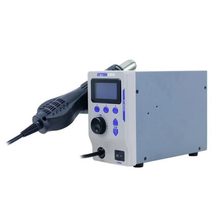 Heteluchtstation met LCD-display 800W/230V