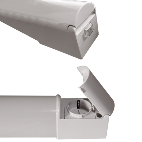 Waarnemen insluiten ongebruikt HiLite - LED Wand Lamp met Stopcontact TRIEST LED/15W/230V | Lampenmanie
