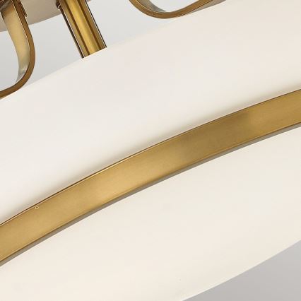 Hinkley - Bevestigde hanglamp HARPER 3xE27/60W/230V messing