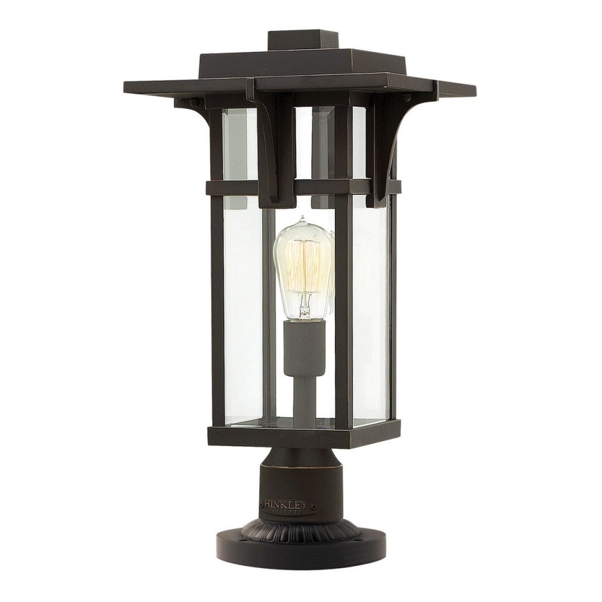 Hinkley - Buitenlamp MANHATTAN 1xE27/100W/230V IP44 zwart