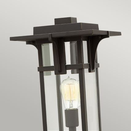 Hinkley - Buitenlamp MANHATTAN 1xE27/100W/230V IP44 zwart