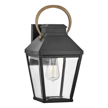 Hinkley - Buitenwandlamp DAWSON M 1xE27/60W/230V IP44 zwart
