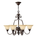 Hinkley - Hanglamp aan een ketting CELLO 6xE27/60W/230V