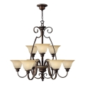 Hinkley - Hanglamp aan een ketting CELLO 9xE27/60W/230V