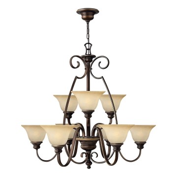 Hinkley - Hanglamp aan een ketting CELLO 9xE27/60W/230V