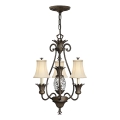 Hinkley - Hanglamp aan een ketting PLANTATION 4xE14/40W/230V brons
