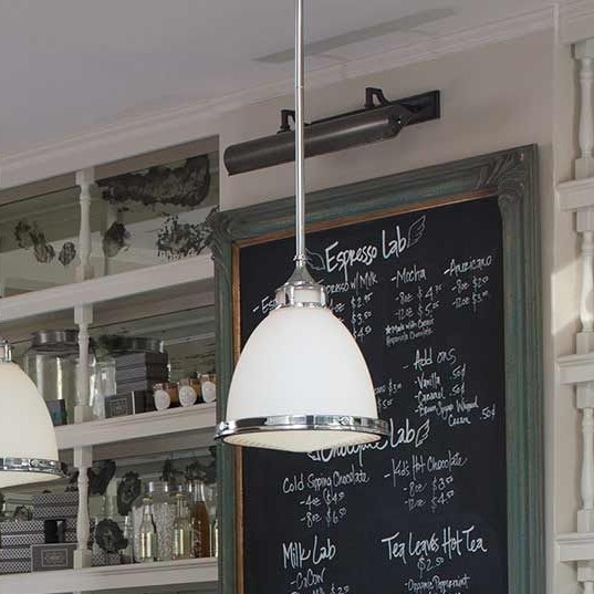 Hinkley - Hanglamp met vaste pendel AMELIA 1xE27/60W/230V glanzend chroom