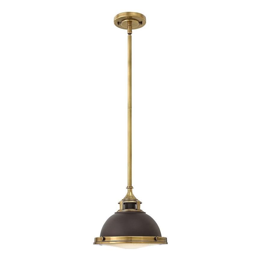 Hinkley - Hanglamp met vaste pendel AMELIA 1xE27/60W/230V messing