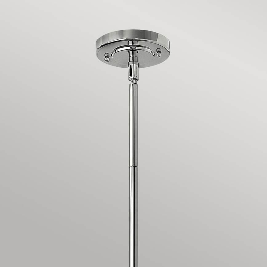 Hinkley - Hanglamp met vaste pendel AMELIA 1xE27/60W/230V glanzend chroom