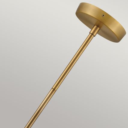 Hinkley - Hanglamp met vaste pendel CEDRIC 2xE27/60W/230V diameter 33 cm messing