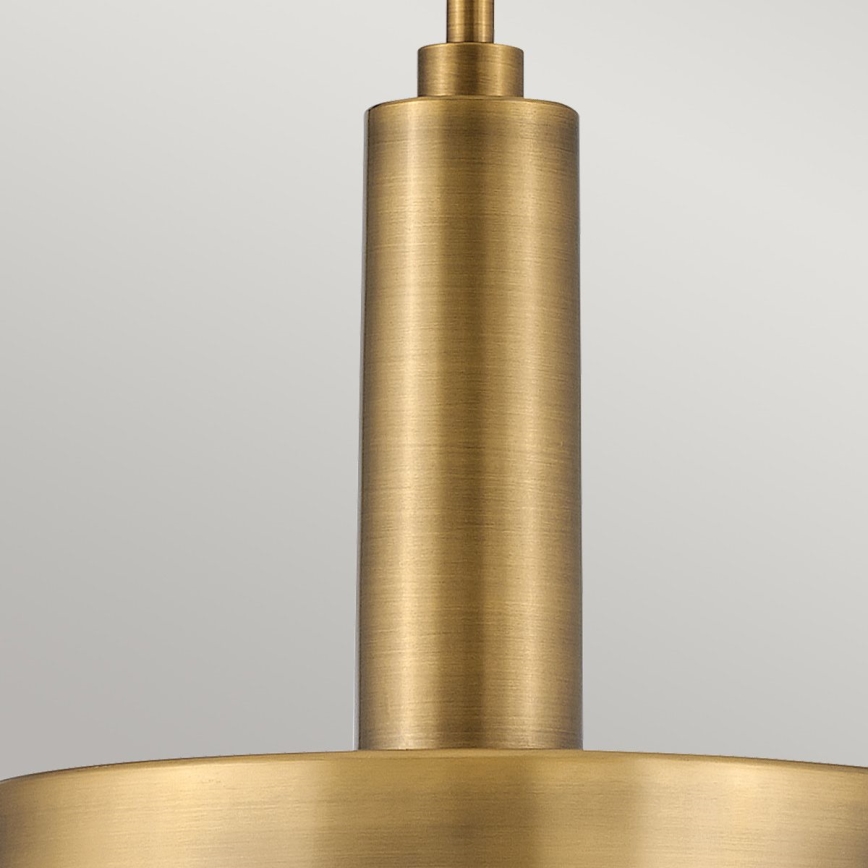 Hinkley - Hanglamp met vaste pendel CEDRIC 2xE27/60W/230V diameter 33 cm messing