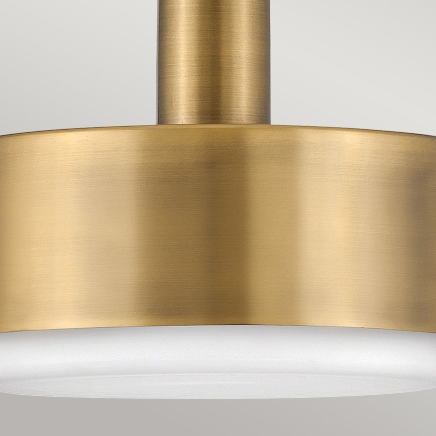 Hinkley - Hanglamp met vaste pendel CEDRIC 2xE27/60W/230V diameter 33 cm messing