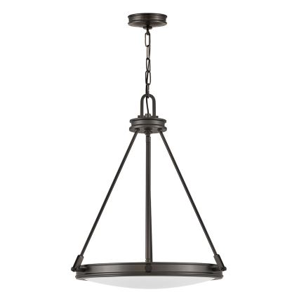 Hinkley - Kroonluchter met ketting COLLIER 4xE14/40W/230V Ø 54,3 cm zwart