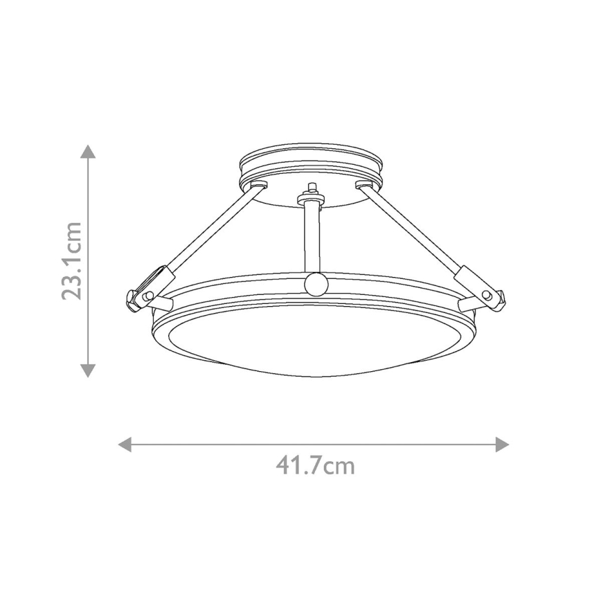Hinkley - Plafondkroonluchter COLLIER 3xE14/40W/230V Ø 41,7 cm zwart