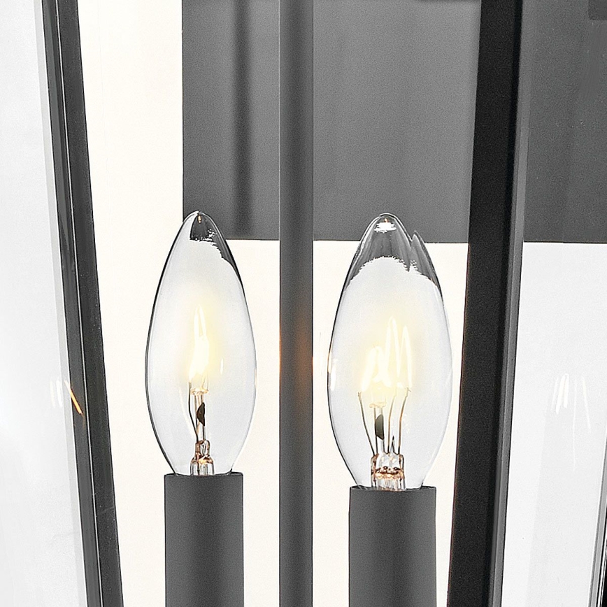 Hinkley - Buitenwandlamp DAWSON L 2xE14/40W/230V IP44 zwart