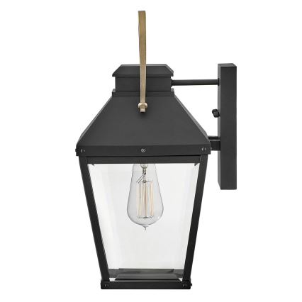 Hinkley - Buitenwandlamp DAWSON M 1xE27/60W/230V IP44 zwart