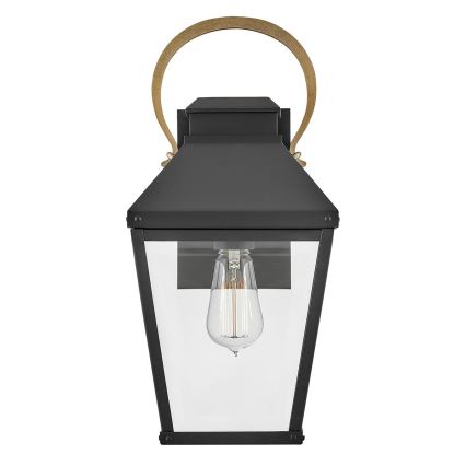 Hinkley - Buitenwandlamp DAWSON M 1xE27/60W/230V IP44 zwart