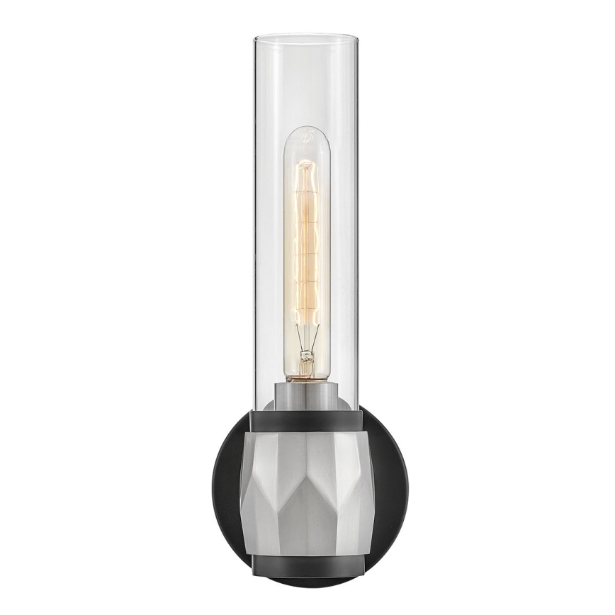 Hinkley - Badkamerwandlamp ELLISON 2xE27/40W/230V IP44 zwart