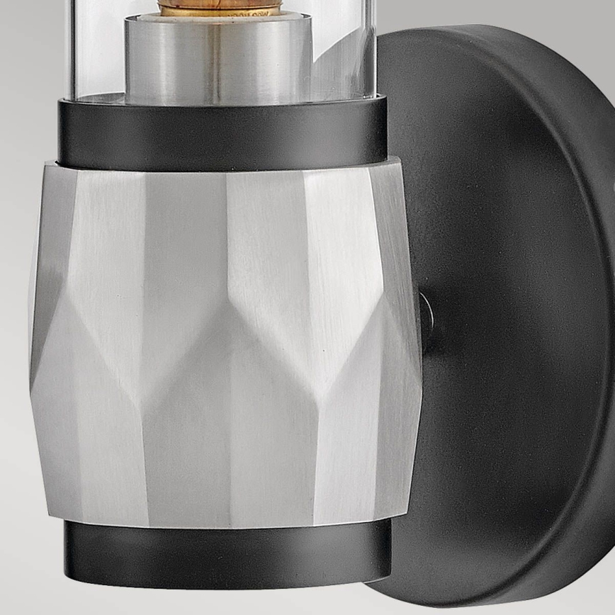 Hinkley - Badkamerwandlamp ELLISON 2xE27/40W/230V IP44 zwart