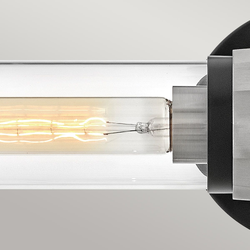 Hinkley - Badkamerwandlamp ELLISON 2xE27/40W/230V IP44 zwart