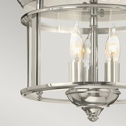Hinkley - Plafondlamp GENTRY 3xE14/40W/230V glanzend chroom