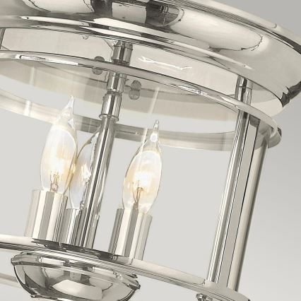 Hinkley - Plafondlamp GENTRY 3xE14/40W/230V glanzend chroom