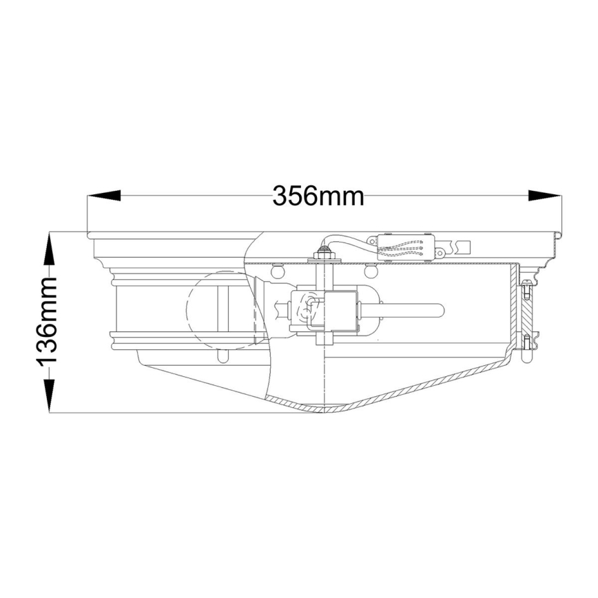 Hinkley - Plafondlamp HADLEY 3xE27/40W/230V glanzend chroom