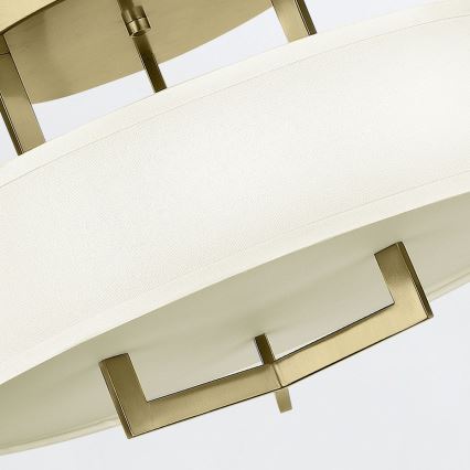 Hinkley - Plafondlamp HAMPTON 3xE27/60W/230V Ø 50,8 cm goudkleurig