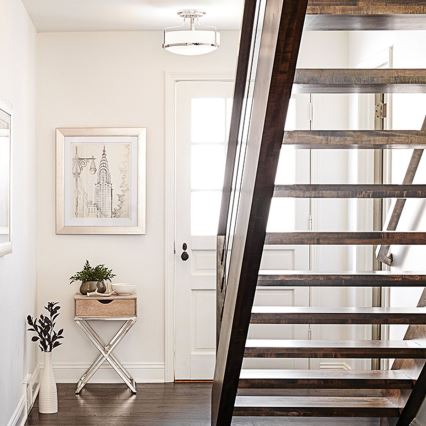 Hinkley - Opbouwkroonluchter HARPER 3xE27/60W/230V Ø 45,6 cm glanzend chroom