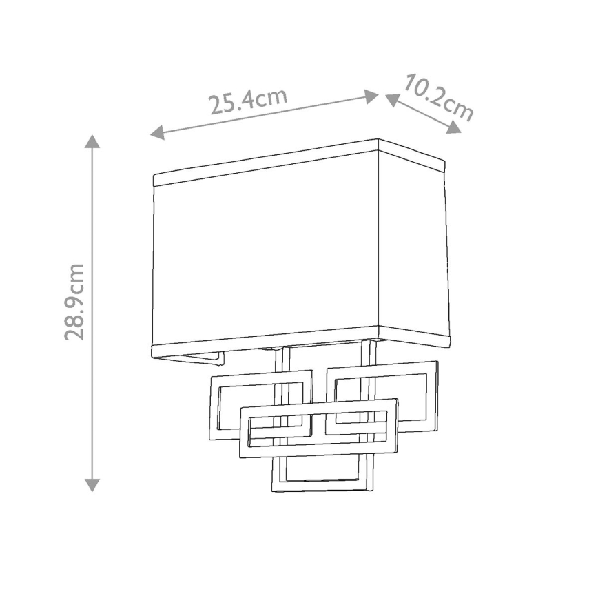 Hinkley - Wandlamp LANZA 2xE14/60W/230V mat chroom
