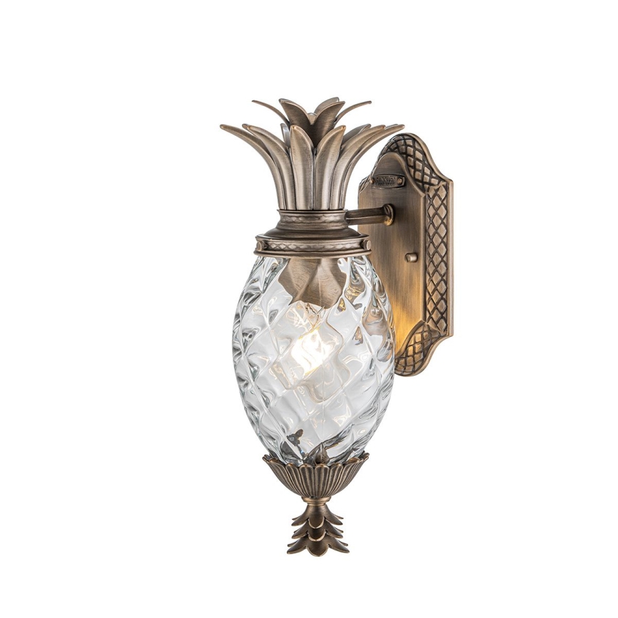 Hinkley - Wandlamp voor buiten PLANTATION 1xE27/40W/230V IP44 brons