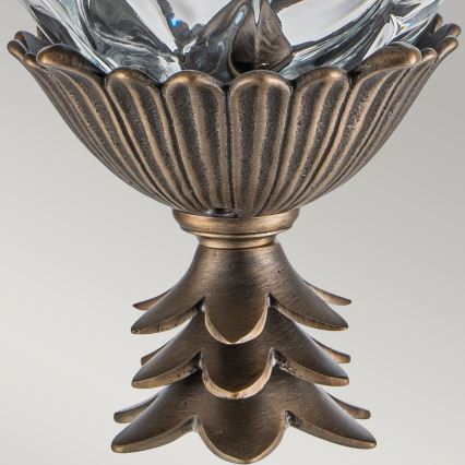 Hinkley - Wandlamp voor buiten PLANTATION 1xE27/40W/230V IP44 brons