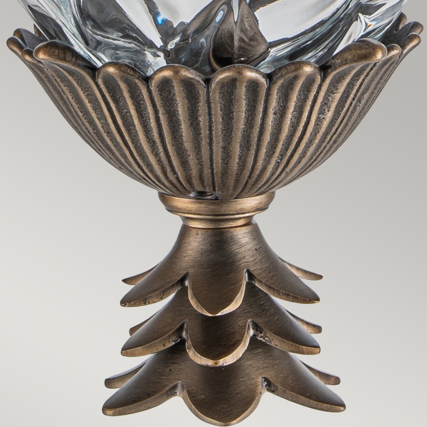 Hinkley - Wandlamp voor buiten PLANTATION 1xE27/40W/230V IP44 brons