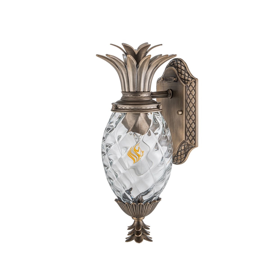 Hinkley - Wandlamp voor buiten PLANTATION 1xE27/40W/230V IP44 brons