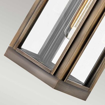 Hinkley - Buitenwandlamp HARBOR 1xE27/60W/230V IP44 bronskleurig