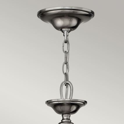 Hinkley - Kroonluchter aan ketting SUSSEX 9xE14/40W/230V mat chroom