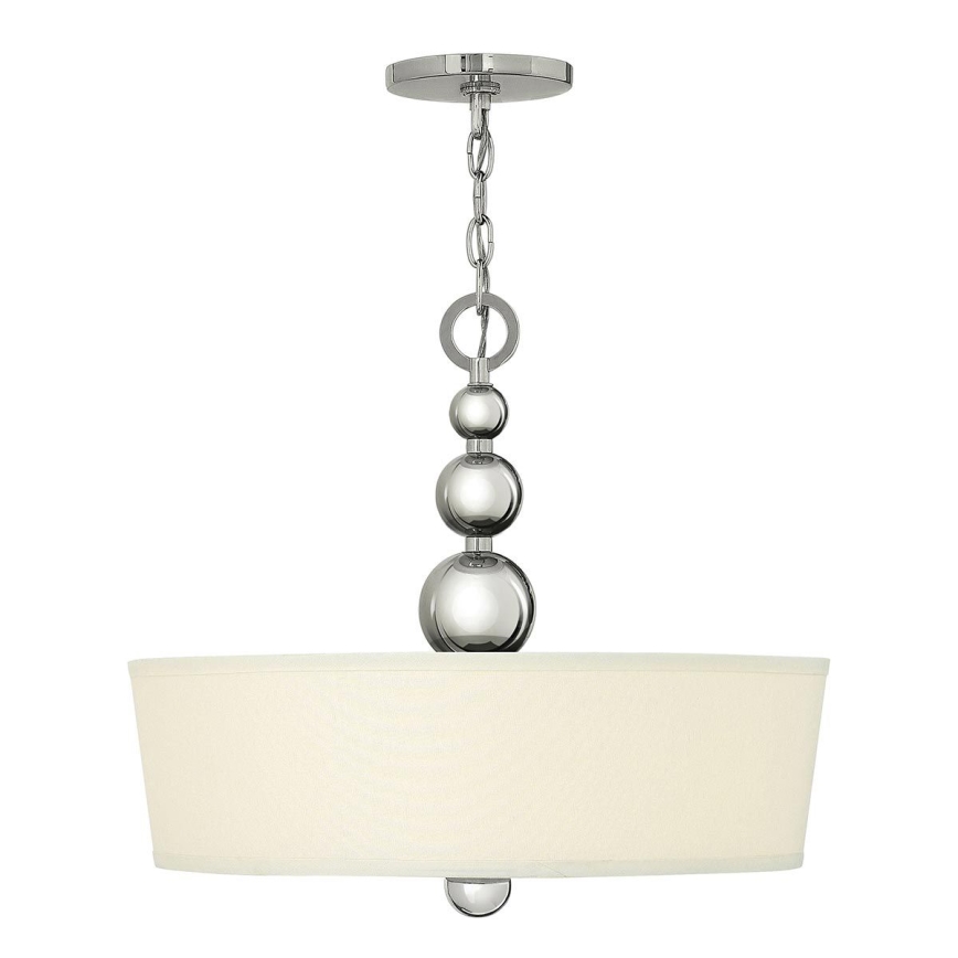 Hinkley - Kroonluchter aan ketting ZELDA 3xE27/60W/230V glanzend chroom