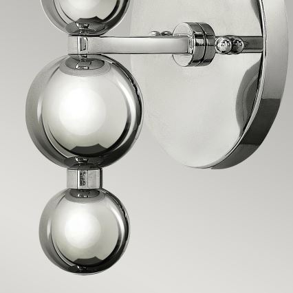 Hinkley - Muurlamp ZELDA 1xE27/60W/230V glanzend chroom