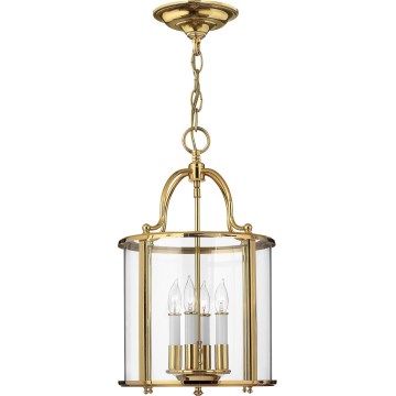 Hinkley - Kroonluchter aan ketting GENTRY 4xE14/60W/230V, goud