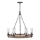 Hinkley - Kroonluchter met ketting SAWYER 6xE14/40W/230V bruin