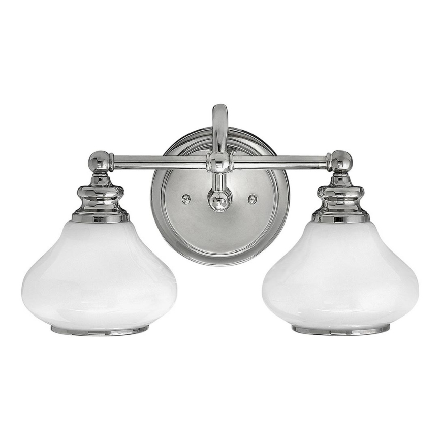 Hinkley - LED Badkamer wandlamp AINSLEY 2xG9/3W/230V IP44 mat chroom