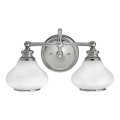 Hinkley - LED Badkamerwandlamp AINSLEY 2xG9/3W/230V IP44 mat chroom
