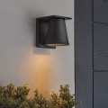 Hinkley - LED Wandlamp voor buiten HANS 1xGU10/8W/230V IP44 zwart