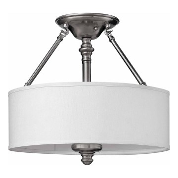 Hinkley - Opbouwkroonluchter SUSSEX 3xE27/60W/230V, mat chroom