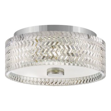 Hinkley Plafondlamp ELLE 2xE27/60W/230V diameter 30,5 cm glanzend chroom