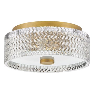 Hinkley - Plafondlamp ELLE 2xE27/60W/230V diameter 30,5 cm goud