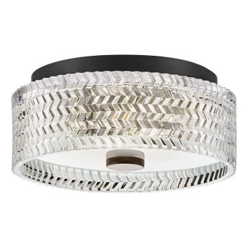 Hinkley - Plafondlamp ELLE 2xE27/60W/230V diameter 30,5 cm zwart